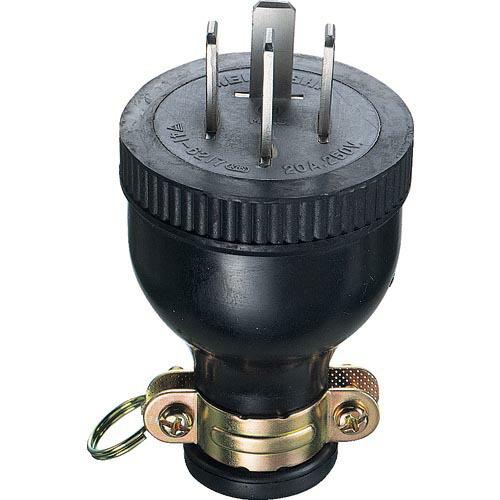 明工 ゴムプラグ接地3P ( MP2526 ) (株)明工社