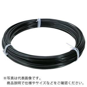TRUSCO カラー針金 ビニール被覆タイプ ブラック黒 #16 線径1.6mm 1kg ( TCW-16BK ) トラスコ中山(株)｜orangetool