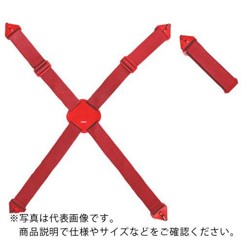 EUROFLEX 突き刺し防止・耐切創ステンレスクサリエプロン50cm幅用 ハーネス レッド ( K...