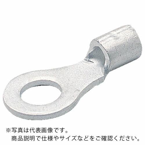 TRUSCO 裸圧着端子丸形φ5.3長さ20.0 (25個入) ( T-R3.5-5S (R3.5-...