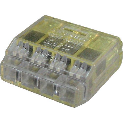 TRUSCO 差込形電線コネクタ極数4 (8個入) ( T-QL-4 (QL-4 8コイリ) )