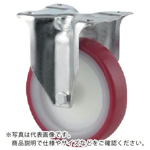 テンテキャスター プレート式キャスター&quot;ALPHA&quot;(ポリウレタン車) φ80 固定式  ( 347...