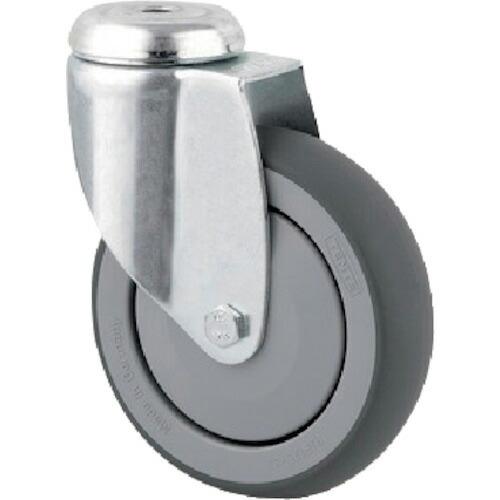 テンテキャスター　ボルト穴式キャスター“ＡＧＩＬＡ”（エラストマー車）　φ１００　自在式 ( 247...