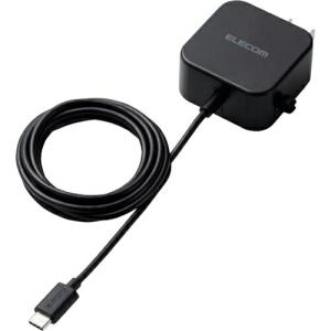 エレコム AC充電器 2.4A出力 USB-C ケーブル一体型 1.5m ブラック ( MPA-ACC20BK )｜orangetool
