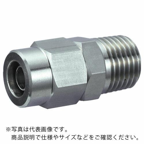 TRUSCO SUSメイルコネクタ 適用チューブ径12X10 ねじR3/8 ( TS12-03M (...