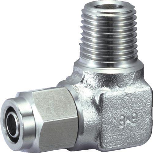 TRUSCO SUSメイルエルボ 適用チューブ径4X2 ねじR1/8 ( TS4-01ML (R1/...