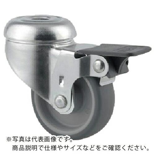 テンテキャスター　ボルト穴式キャスター“ＡＧＩＬＡ”（エラストマー車）　φ５０　自在式（ホイールロッ...