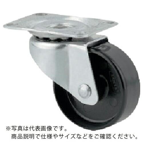 テンテキャスター プレート式キャスター&quot;COMPACTA&quot;(ナイロン車) 自在式  ( 1430PO...