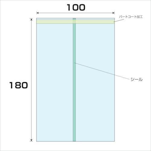 グリーンクロス OPP パートコート袋 厚み0.04 11000枚入 幅100x長さ180mm ( ...