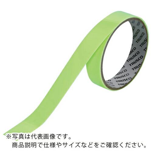 【SALE価格】TRUSCO 高輝度蓄光蛍光テープ 12mmx1m ( TNBK-1201 ) トラ...