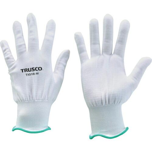 TRUSCO 超薄手 ノンコートインナー手袋 18ゲージ M ( TIG18-M ) トラスコ中山(...