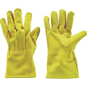 TRUSCO 【売切廃番】 キャンプ用 牛床革背縫手袋 フックホール付 S ( FCG-S )｜orangetool
