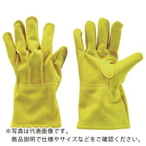 TRUSCO 【売切廃番】 キャンプ用 牛床革背縫手袋 フックホール付 L ( FCG-L )｜orangetool