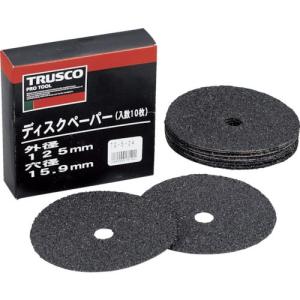 TRUSCO ディスクペーパー5型 Φ125X15.9 #14 (10枚入) ( TG5-14 ) トラスコ中山(株)｜orangetool