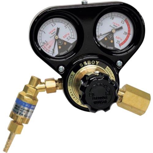 YAMATO 溶断用調整器 乾式安全器同梱 酸素用 SSボーイプラス 関東式 (SSBPOXE)