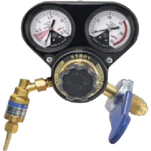 YAMATO 溶断用調整器 乾式安全器同梱 酸素用 SSボーイプラス 関西式スパナ付 (SSBPOX...