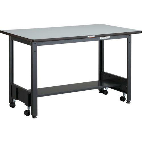TRUSCO 中荷重作業台(500kg)CFW型 900X600XH740 基本タイプ ダークグレー...
