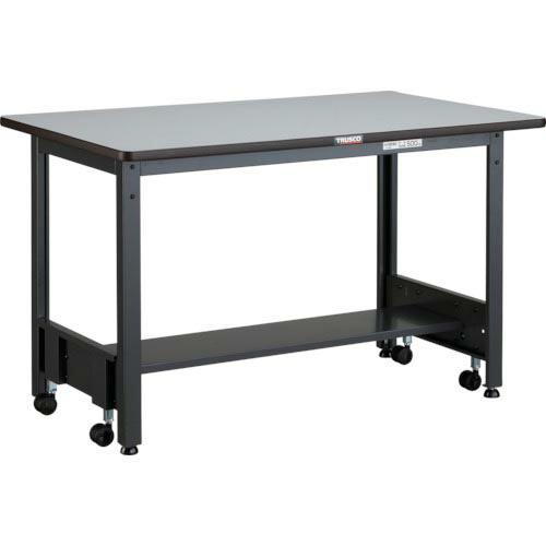 TRUSCO 中荷重作業台(500kg)CFW型 900X750XH740 基本タイプ ダークグレー...