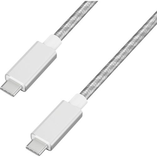 IRIS 517608 高耐久USB3.1ケーブル 1m(GEN2) シルバー ( ICCC-D10...