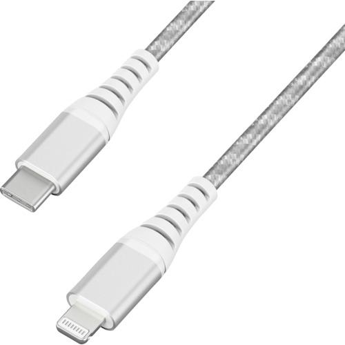 IRIS 517585 高耐久USB-C to Lightningケーブル 1m シルバー ( IC...