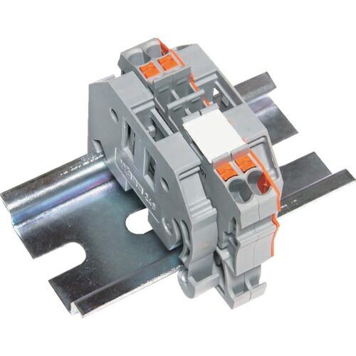 TRUSCO スプリング式端子台2線式 2極 電線サイズ0.25~1.5 ( SPTB18A-2-2...