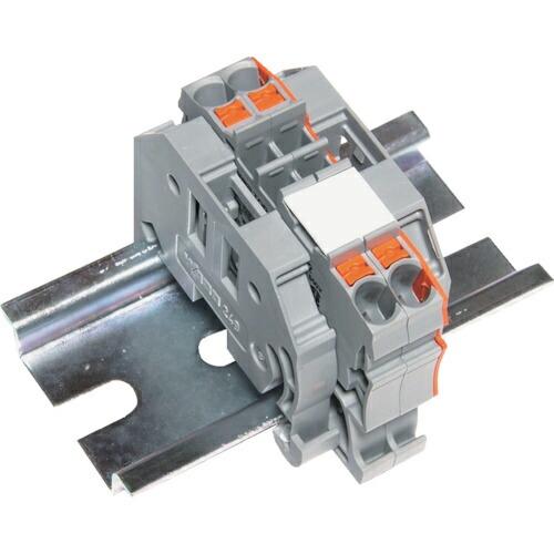 TRUSCO スプリング式端子台2線式 2極 電線サイズ0.25~2.5 ( SPTB24A-2-2...