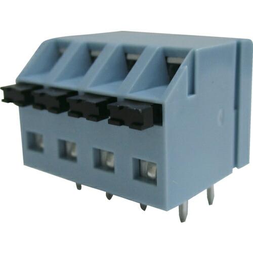 TRUSCO プリント基板用ねじなし端子台 4P ( TF6019-4P ) トラスコ中山(株)