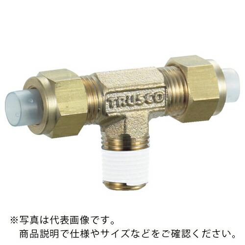 TRUSCO 【売切廃番】配管継手 クイックシール継手 チーズ Φ10×6.5 呼びR1/4 ( T...