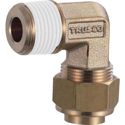 TRUSCO 配管継手 クイックシール継手 インサートレスエルボ Φ8 呼びR1/4 ( TSA-8...
