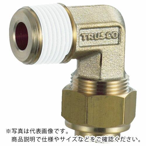 TRUSCO 配管継手 クイックシール継手 インサートレスエルボ Φ10 呼びR3/8 ( TSA-...