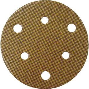 TRUSCO アストラマジック 穴あり Φ125 5枚入 粒度#60 60# ( TAM-125A #60(125MM 5マイイリ) ) トラスコ中山(株)｜orangetool