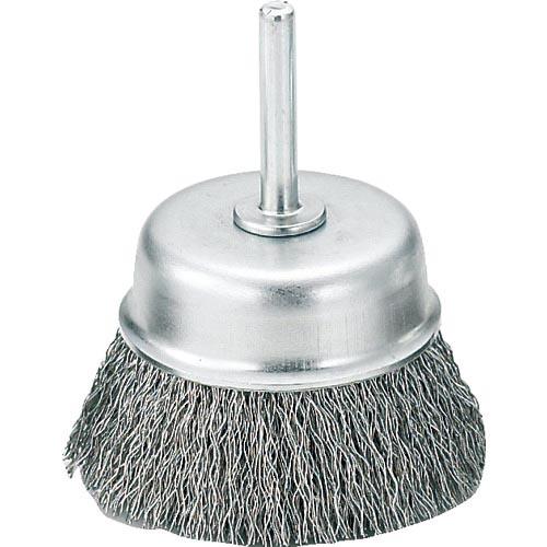 TRUSCO 軸付カップブラシ φ65X軸6 ステンレス線 線径0.3 ( TB-6633 ) トラ...