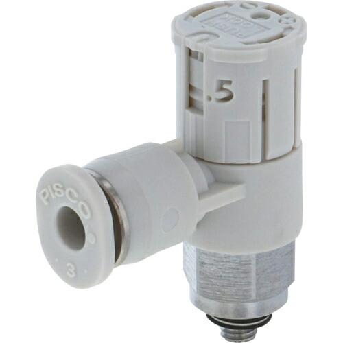 PISCO スピードコントローラダイヤル付タイプ エルボ メーターアウト制御 流量:標準タイプ ( ...