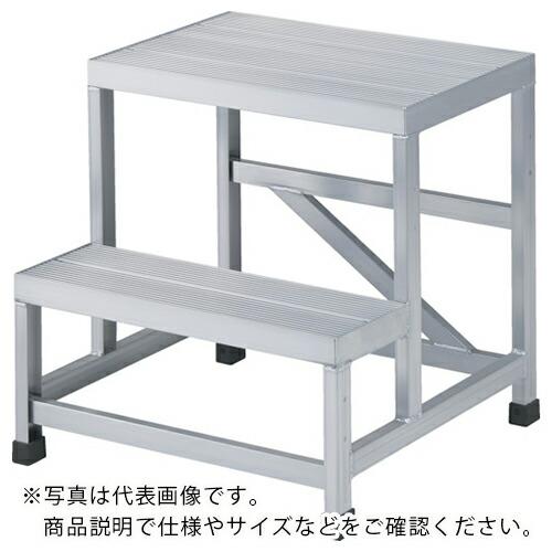 TRUSCO アルミ製溶接一体構造型作業台 二段(完成品) W500×D600×H600 ( WTD...