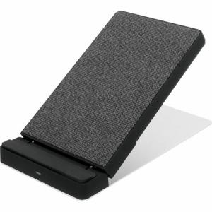 オウルテック Qiワイヤレス充電器 スタンドタイプファブリック調 ブラック ( OWL-QI10W05-BK ) (株)オウルテック｜orangetool