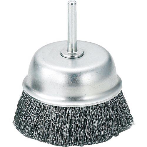 TRUSCO 軸付カップブラシ φ75X軸6 鋼線 線径0.3 ( TB-6642 ) トラスコ中山...