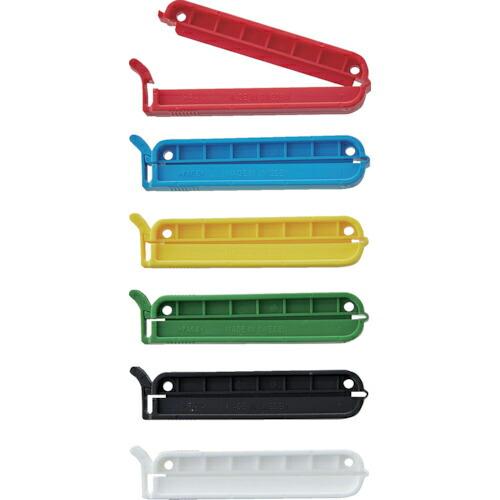 TRUSCO 袋留めクリップ 6P(白赤黄青緑黒) ( TWC-70AS6P ) トラスコ中山(株)
