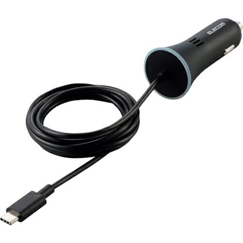 ELECOM カーチャージャー Type-C USB-C PD認証 ストレートタイプ 1.5m 18...