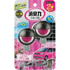 【SALE価格】エステー クルマの消臭力 クリップタイプ 2個セット フローラル ( ST16033 ) エステー(株)｜orangetool