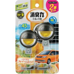 【SALE価格】エステー クルマの消臭力 クリップタイプ 2個セット シトラス ( ST16034 ) エステー(株)｜orangetool
