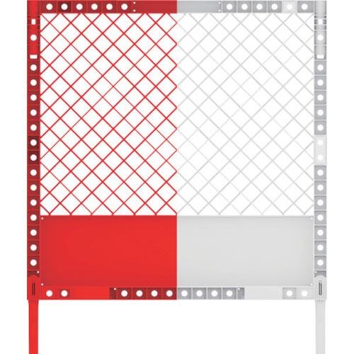 サンコー ツートンフェンス 804262 FS-1 レッド/ホワイト ( 80426201RE401...