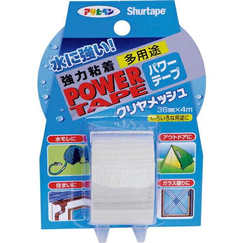 アサヒペン パワーテープ クリヤメッシュ 36MM×4M T044 クリヤ ( 603517 )