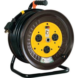 【SALE価格】NICHIDO 三相200Vドラム ロック(引掛)式コンセントドラム(屋内型) 20m ( ND-E320L-20A ) 日動工業(株)｜orangetool