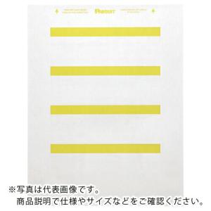 PANDUIT レーザープリンター用回転ラベル ポリエステル 黄  ( R100X150X8J ) パンドウイットコーポレーション (メーカー取寄)｜orangetool
