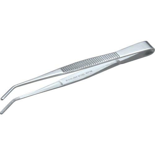 TRUSCO ステンレス製ピンセット 125mm 曲ギザ付 ( TSP-22 (125MMサキマゲ)...