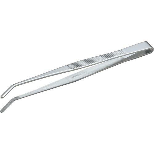 TRUSCO ステンレス製ピンセット 150mm 曲ギザ付 ( TSP-24 (150MMサキマゲ)...
