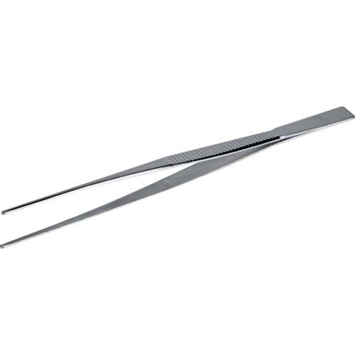 TRUSCO ステンレス製ピンセット 180mm 直ギザ付 ( TSP-37 (180MMチョク) ...