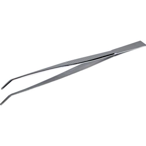 TRUSCO ステンレス製ピンセット 180mm 曲ギザ付 ( TSP-38 (180MMサキマゲ)...