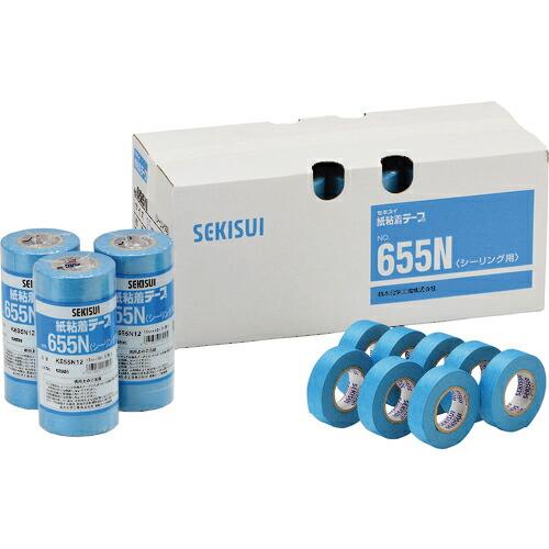 積水 和紙粘着テープ#655N シーリング用 18×18(1パック=7巻入)  ( K655N13 ...