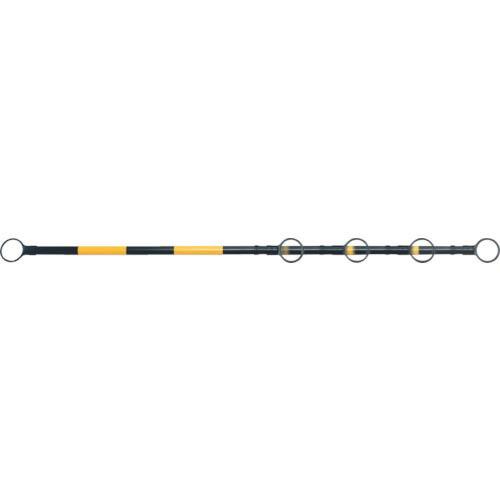 ミツギロン スライドバー (黄黒) 35φ×1.3~2.0m SF-23-T ( SLB-YB ) ...